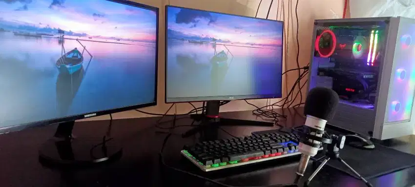 Jual Setup PC Lengkap, Spek Dewa, Tinggal Duduk Streaming dan Ngegame