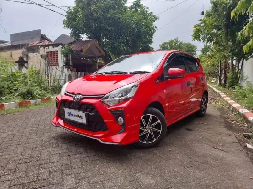 DP RENDAH Toyota Agya 1.2 G TRD Sportivo Bensin-MT 2021 MERAH LWE