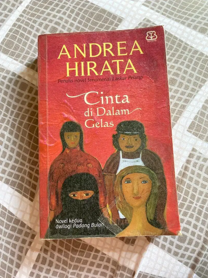 Buku Novel Andrea hirata 1 buku 2 judul (limited edition)