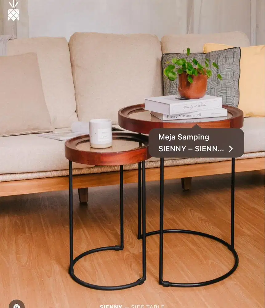 Pinapple furniture meja sudut