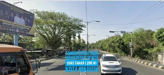 JUAL Tnh Pekarangan Apik, Kota MADIUN Per3an Urip Sumoharjo-Ringroad