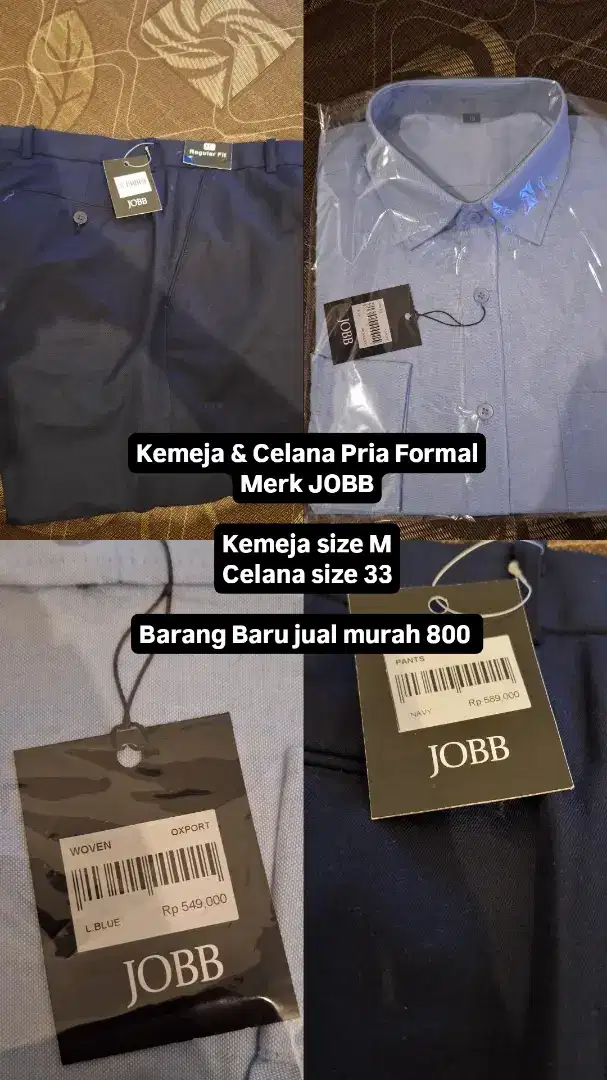 Kemeja & Celana Pria Formal