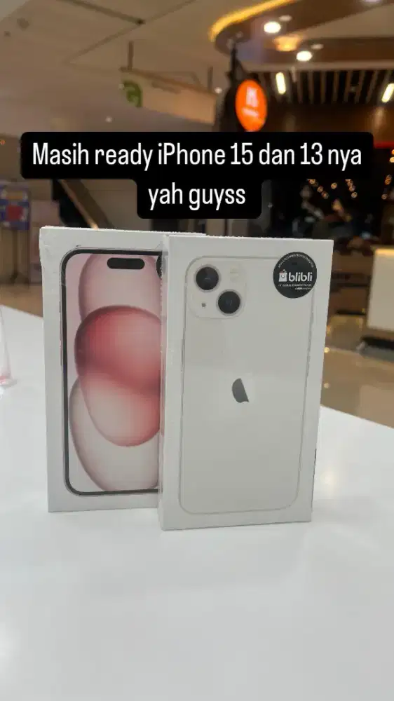 iPhone 15 black dan blue 128GB