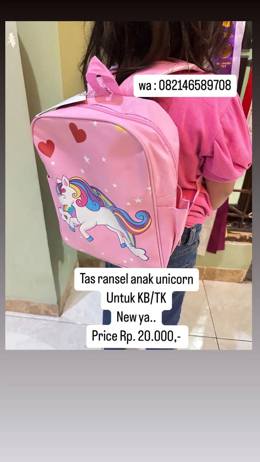 Tas Ransel Anak Perempuan