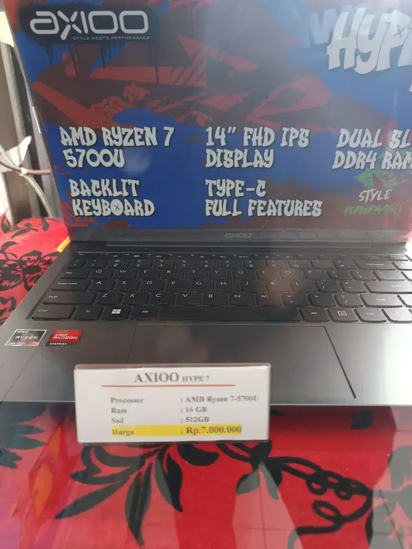 Laptop Axioo Hype 7