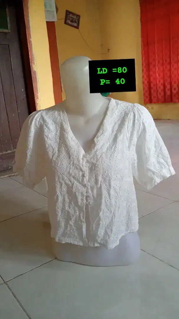 Blouse Wanita Dewasa Berkancing