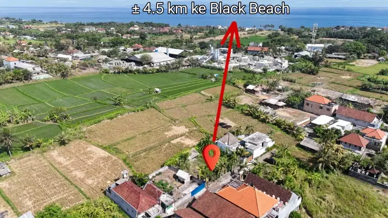 DIJUAL TANAH 400M2 DEKAT PANTAI