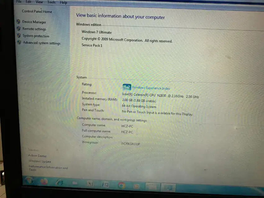 DIJUAL LAPTOP MERK ACER ASPIRE PEMAKAIAN PRIBADI