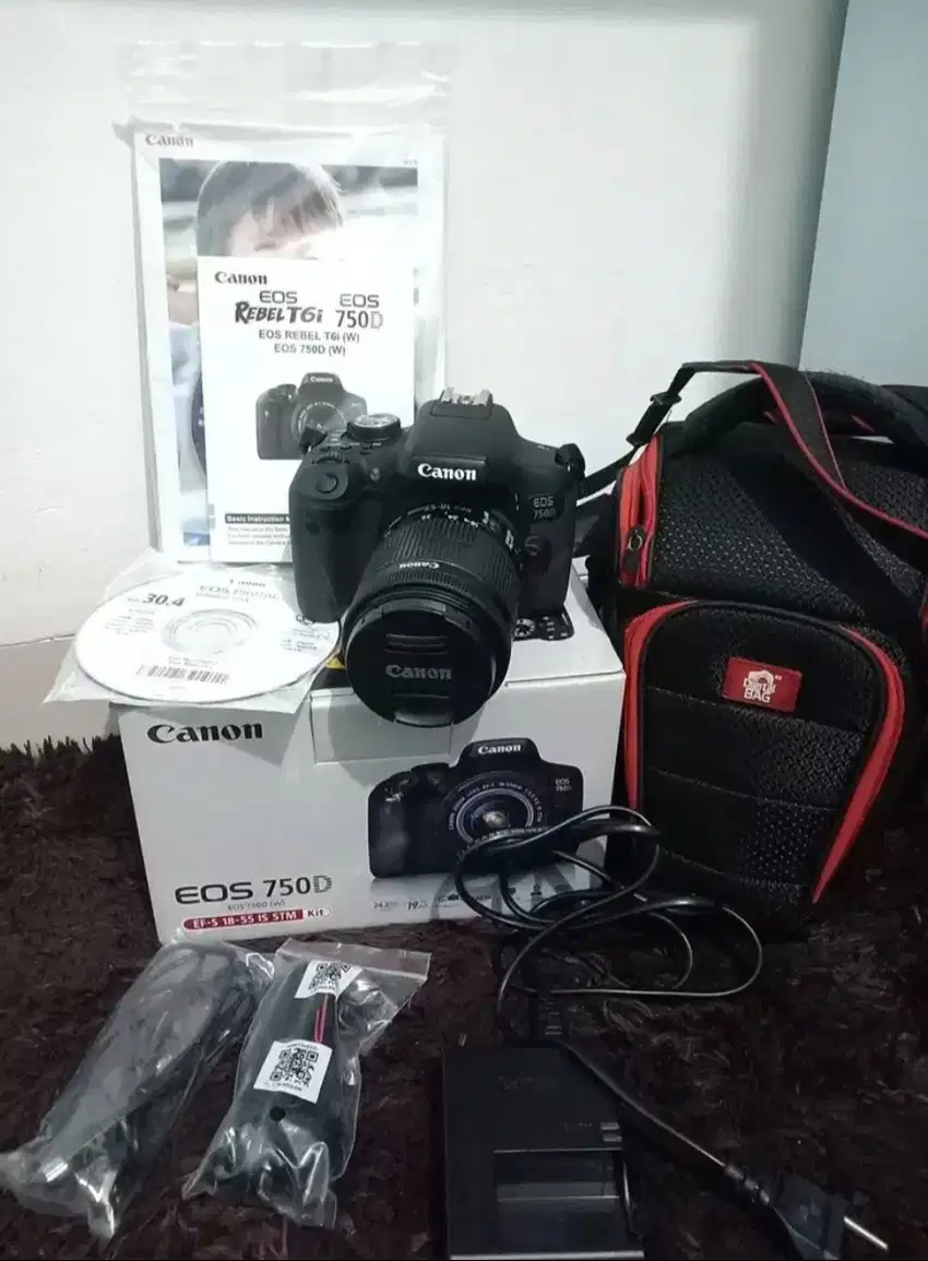 JUAL CANON 750D WIFI LIKE NEW MURAH