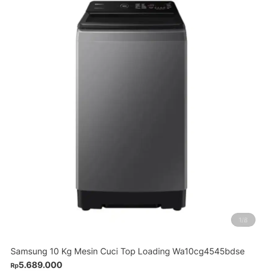 Samsung mesin cuci 10 kg