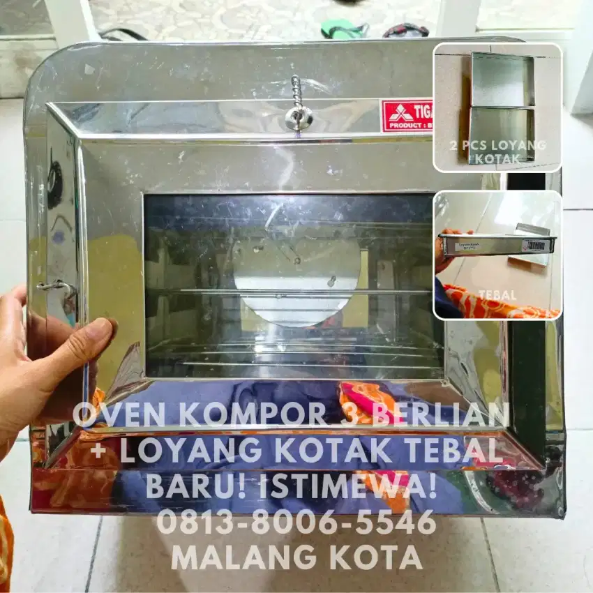 DIJUAL OVEN KOMPOR 3 BERLIAN PLUS LOYANG TEBAL