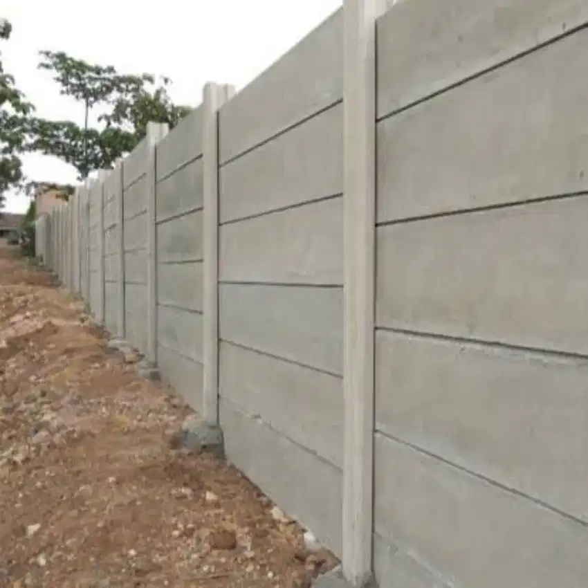 Pagar Beton Pondasi Pertitik