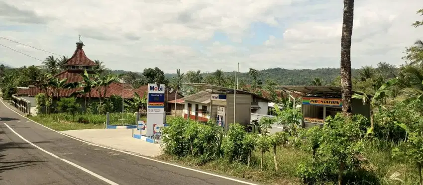 DIJUAL TANAH & SAWAH WANOGARA KULON SAMPING SPBU INDOSTATION