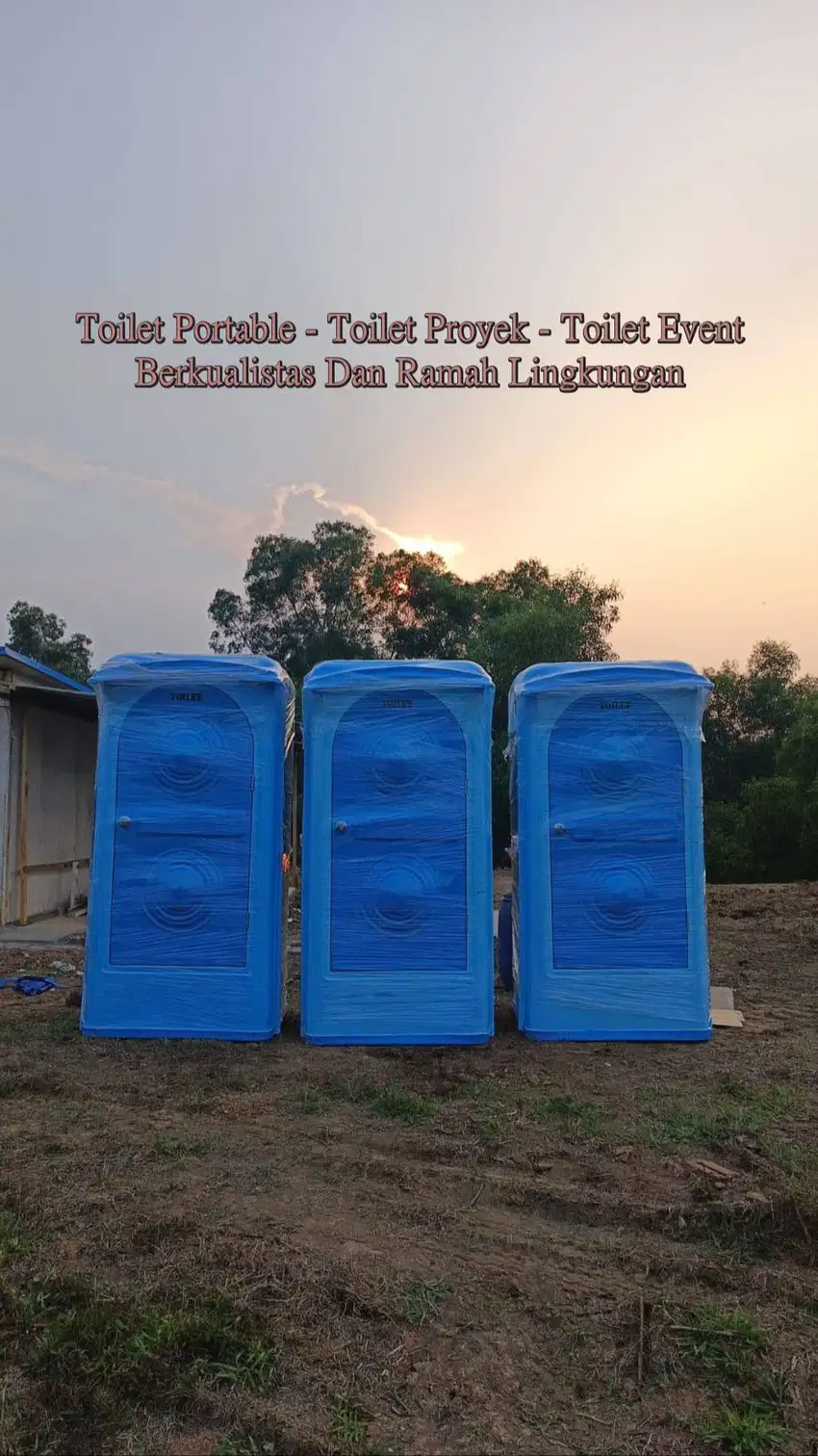 Toilet Portable, Toilet Umum, WC Portable Toilet Outdoor Siap Pakai St