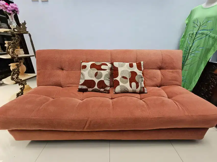 Sofa warna bata | free 2 bantal