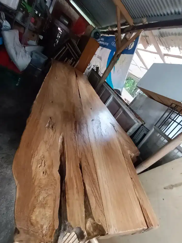 meja jati panjang 4 m