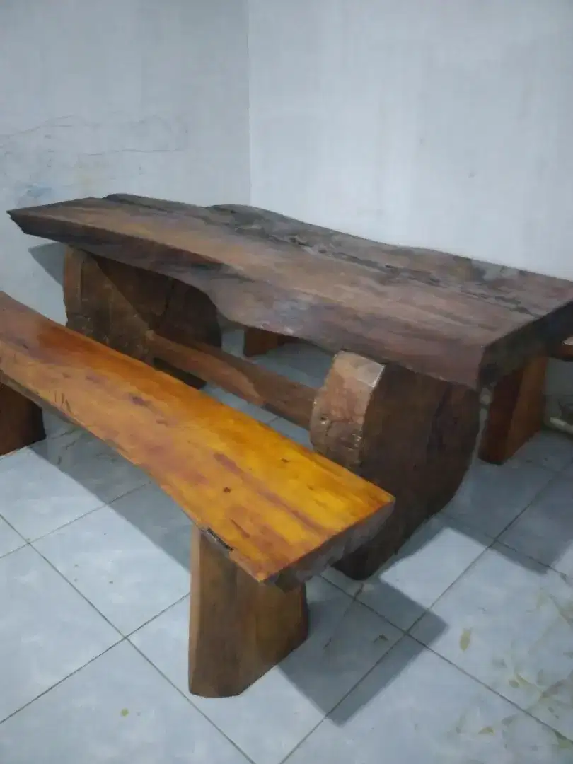 MEJA KAYU ALAMI  RUSTIC