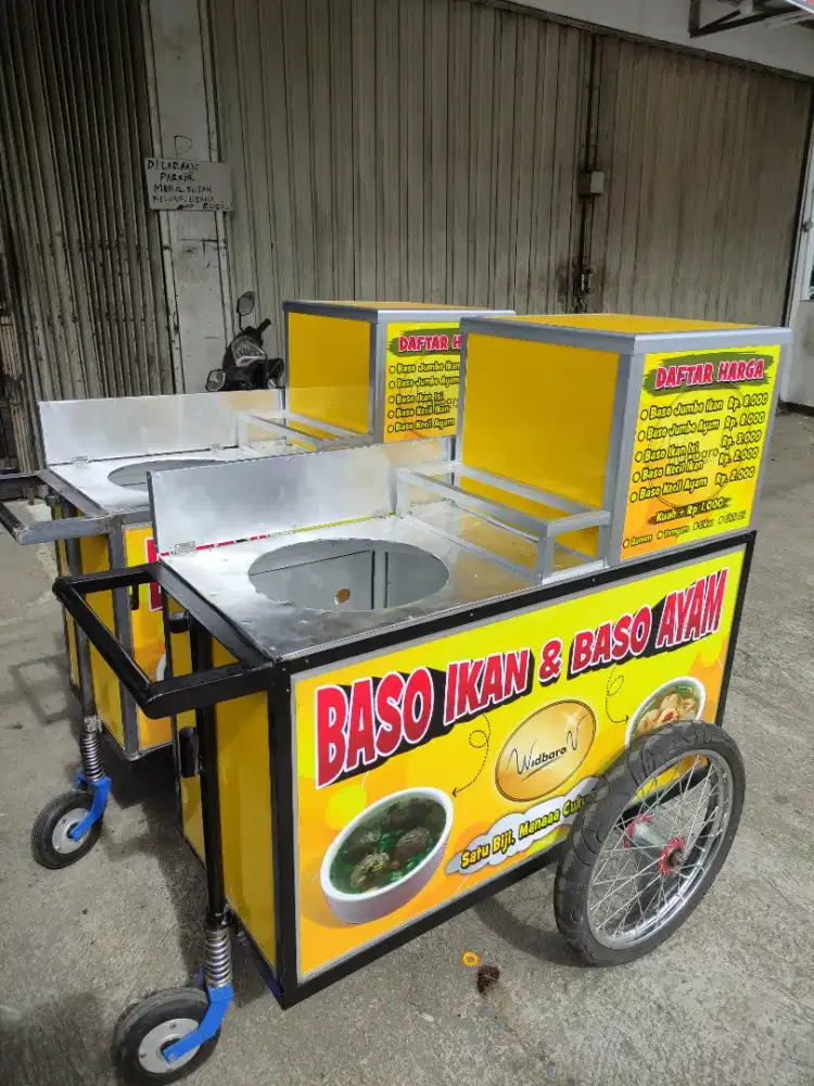 Gerobak pentol baso ikan cilok kuah