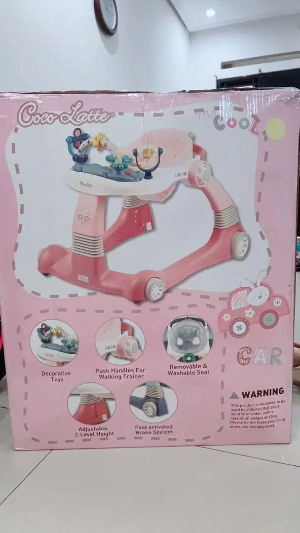 Cocolatte DK 1001 ML 2in1 pink / baby walker