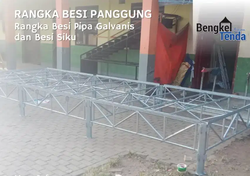 Rangka Panggung Besi Galvanis
