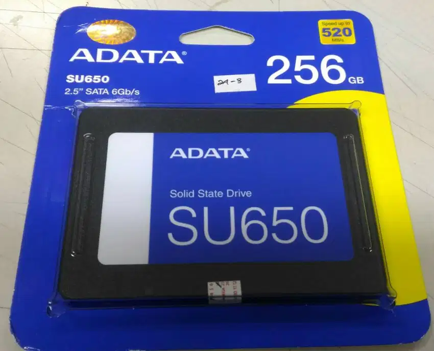 SSD 256 GB ADATA masih baru (segel) only 250k