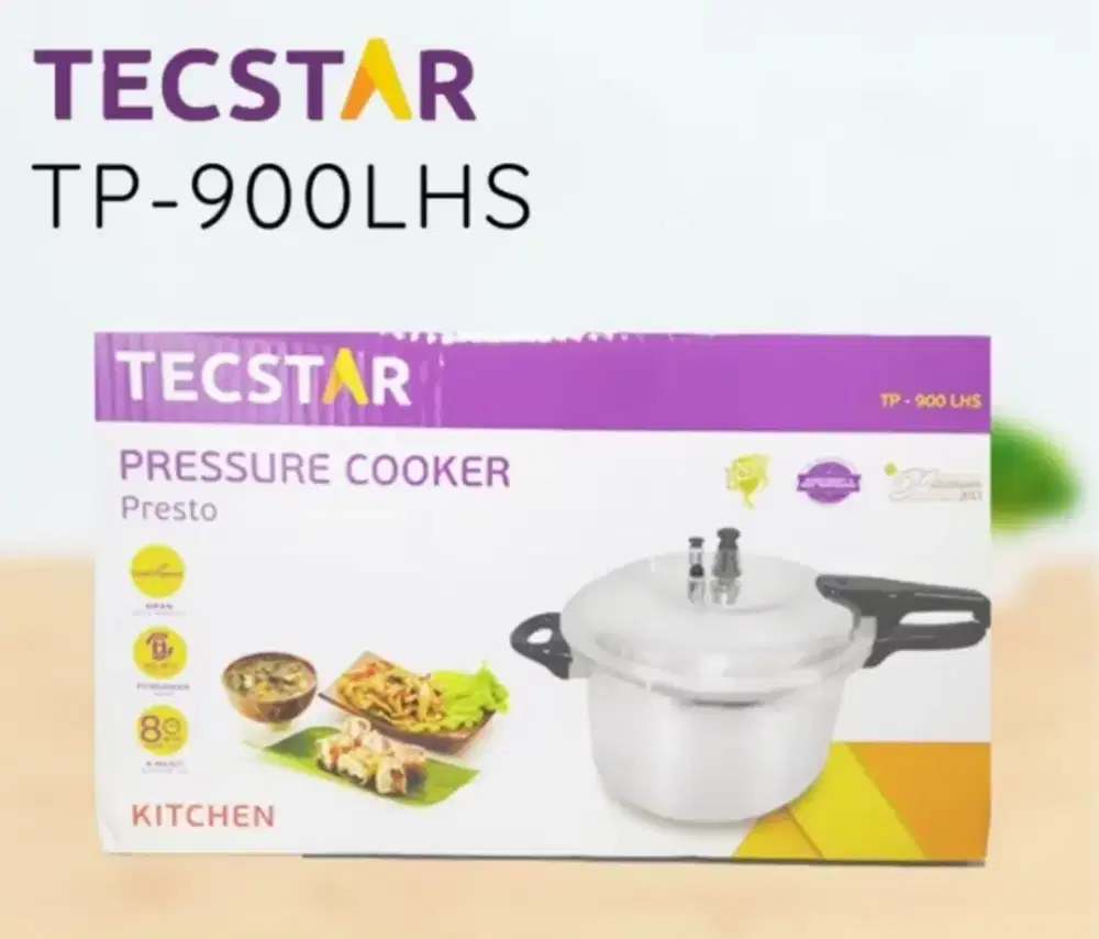 TECSTAR PRESSURE COOKER 8LITER