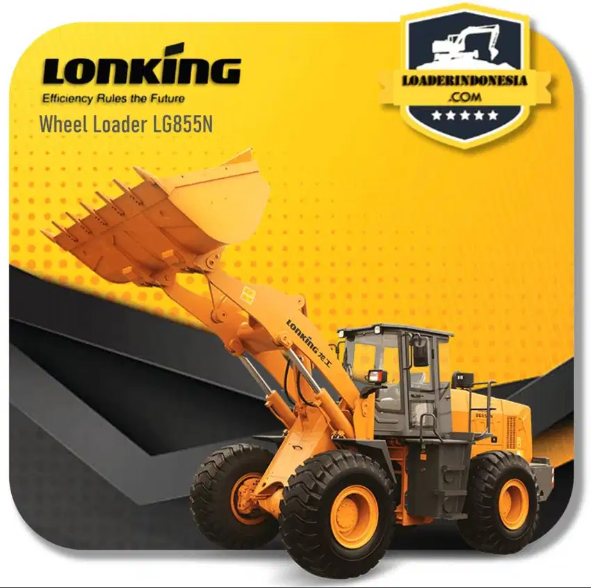 Jual Wheel loader 3 Kubik merk LONKING type LG855N New Upgrade 2024