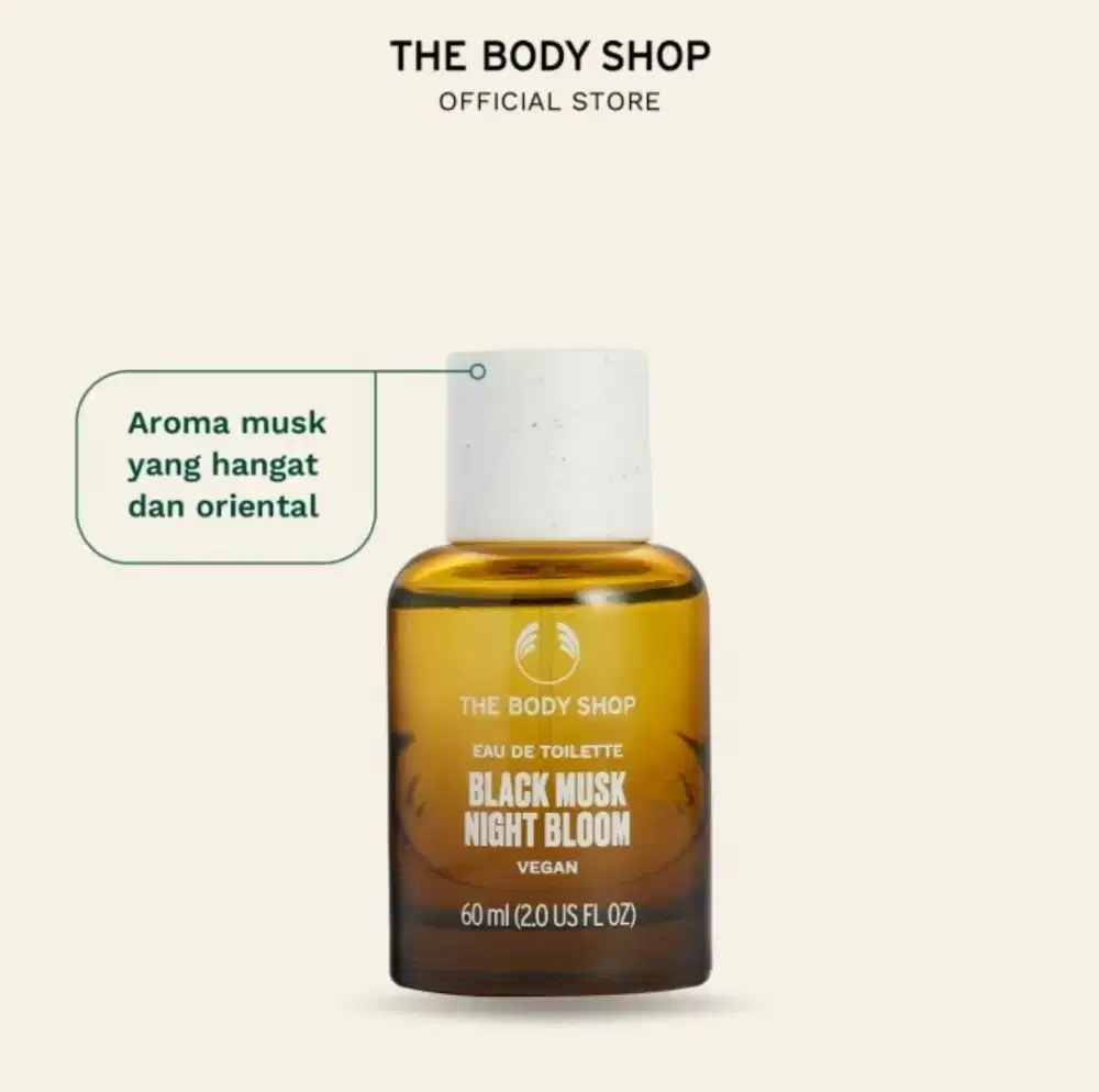 Jual Parfum The Body Shop New - Black Musk Night Bloom EDT 60ml