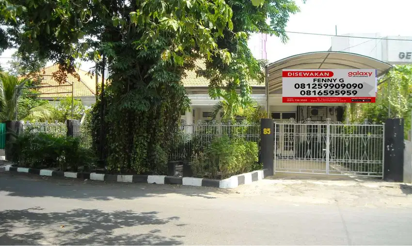 SEWA RUMAH JL. SUMATRA SURABAYA LOKASI ISTIMEWA