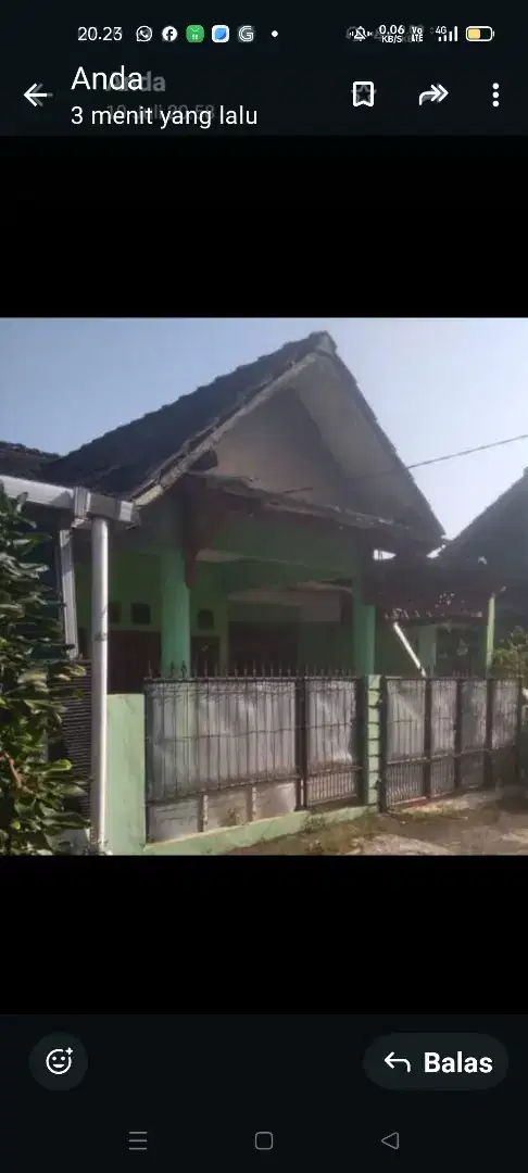 Dijual rumah Rp 275 juta (bisa Nego)di Komplek Inkopad Bogor