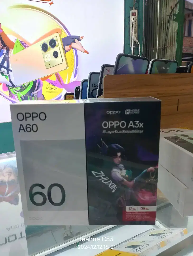 Oppo A60 8+8/128 GB NFC 2370 Oppo A3x 6/128 GB 2000