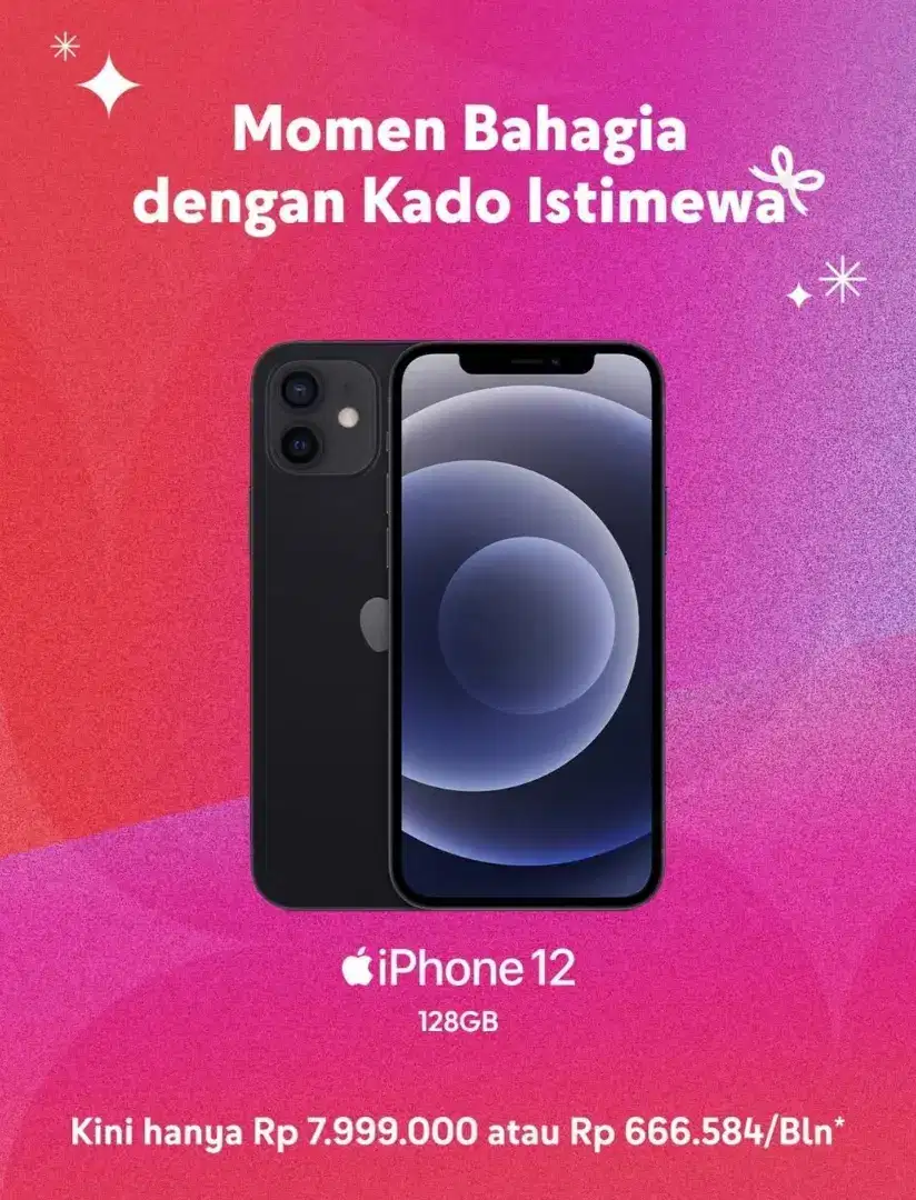 KREDIT IPHONE 12 128GB IBOX, PROMO CICILAN MURAH MULAI 700RIBUAN