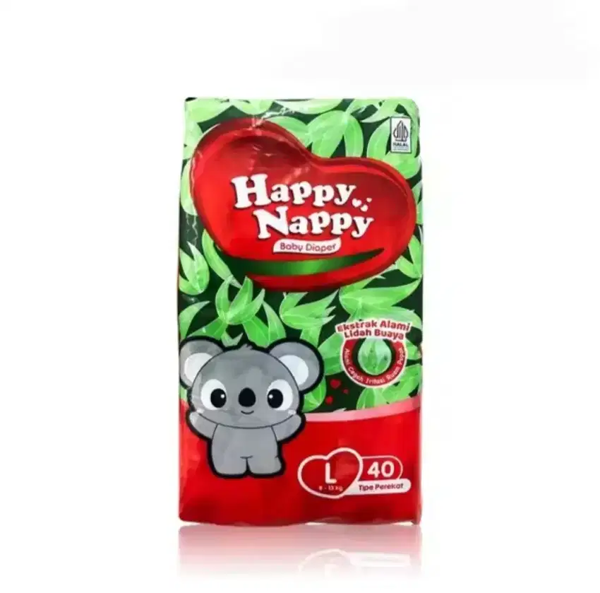 Dijual Popok Happy Nappy L40 2 Ball Harga 75rb saja masih baru.