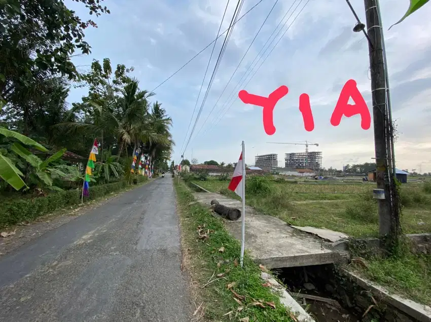 Tanah murah dekat bandara YIA Jogja strategis untuk segala usaha