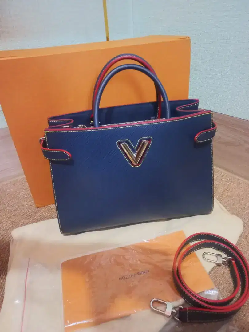 Louis Vuitton Tote Twist Epi Indigo second original