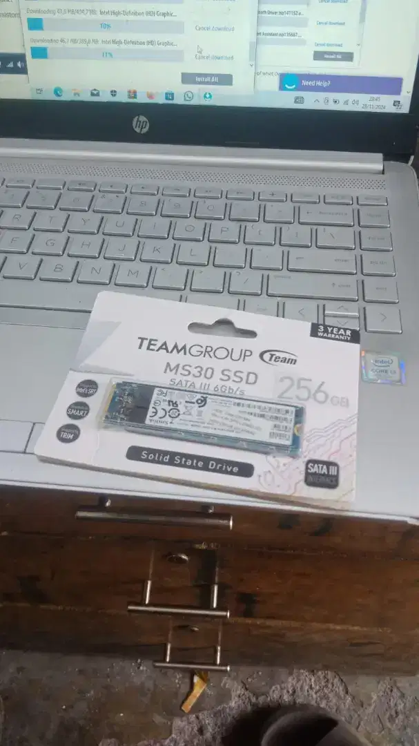 Jual cepat SSD laptop 256 Gb