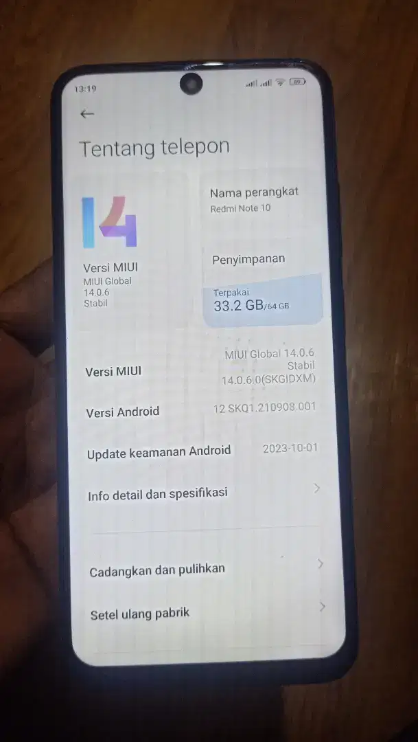 Xiaomi redmi note 10 4/64