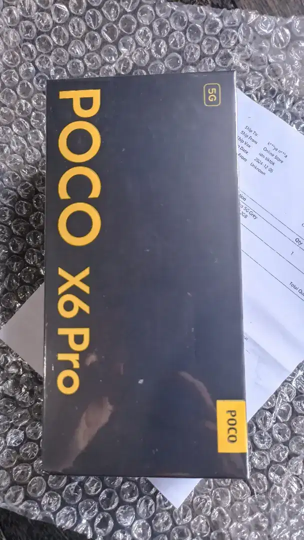 poco x6 pro 12/512 baru bukan seken.