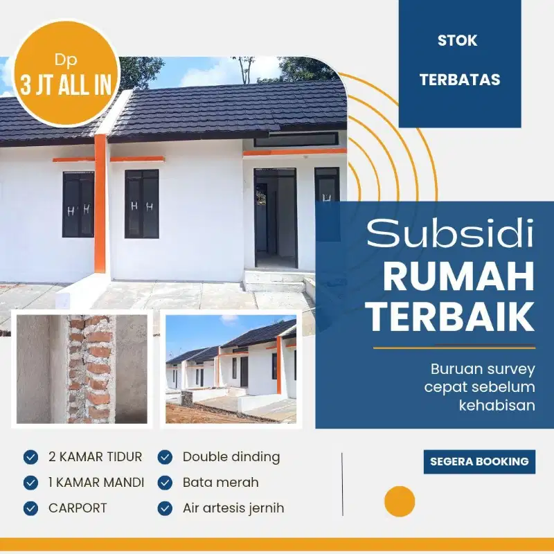 rumah subsidi terbaik di Bandung timur, paling murah