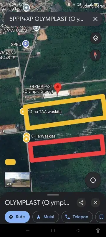 tanah dijual murah di TAA