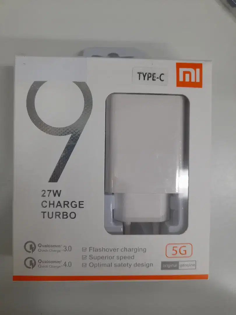 Charger Xiomi/Redmi Mi USB Type C/ 27watt Ori Oem Bergaransi