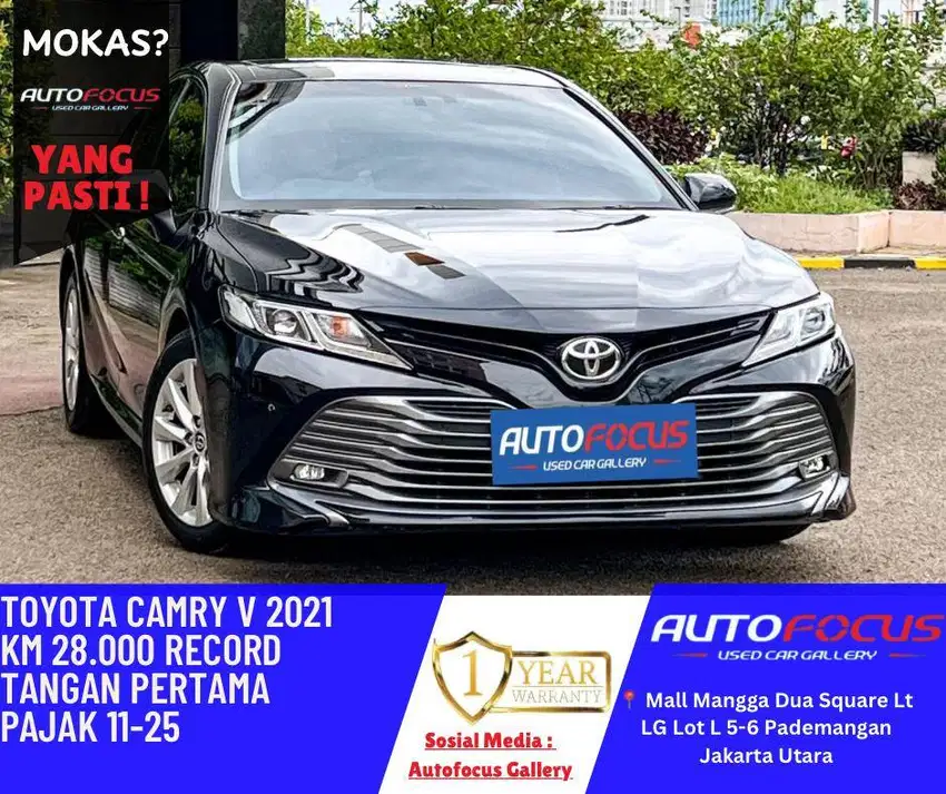 CAMRY 2.5 V AT/ 2021 HITAM METALIC