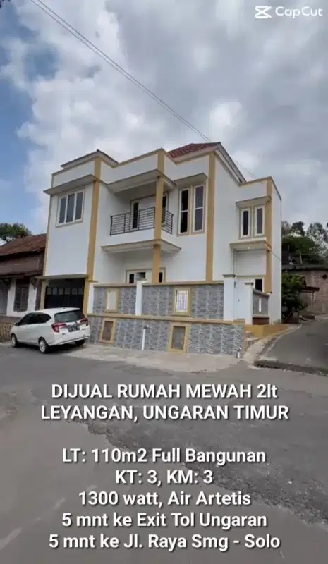 DIJUAL RUMAH MEWAH 2 LANTAI UNGARAN TIMUR