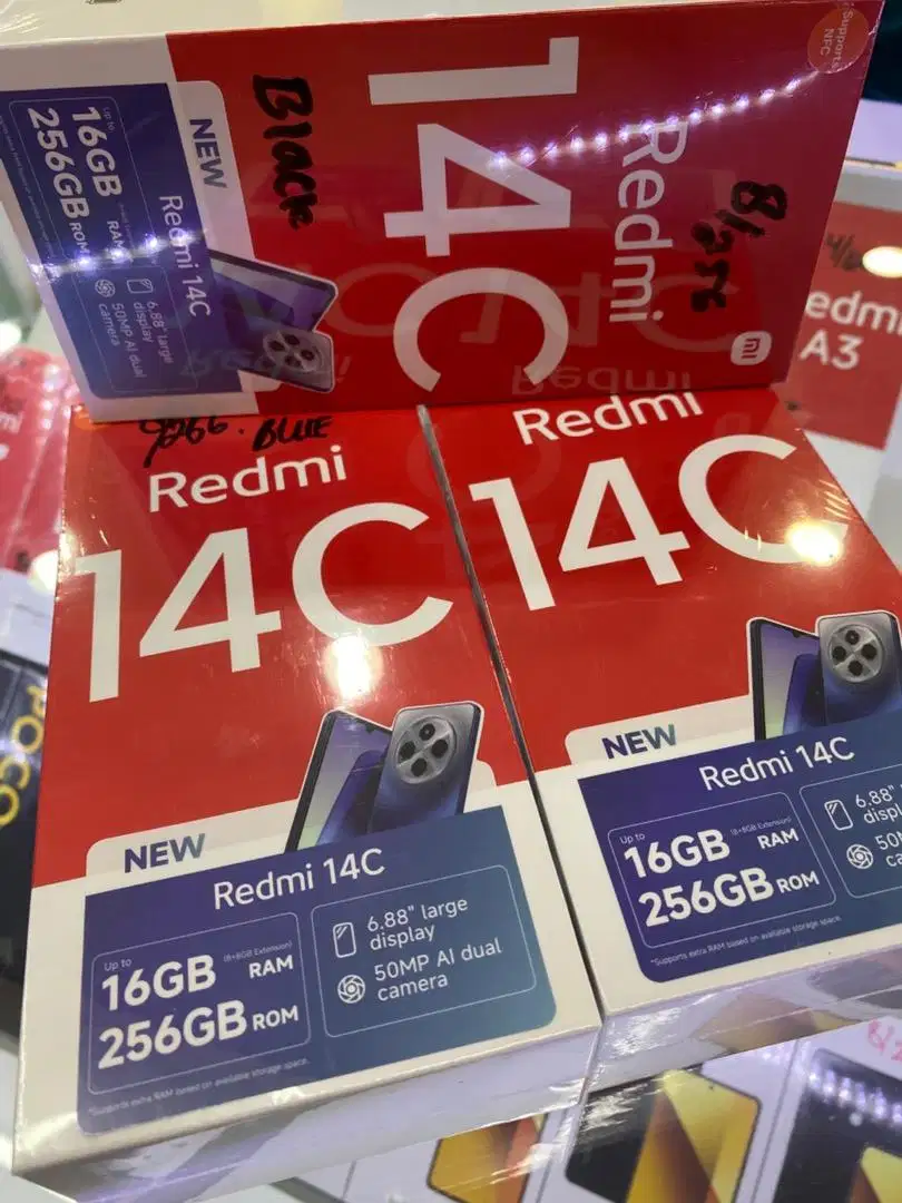 XIOMI REDMI 14C Ram 8+8=16/256GB