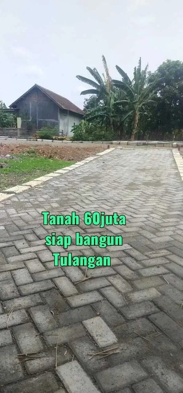 Dijual tanah tulangan kebaron tinggal 1 unit aja