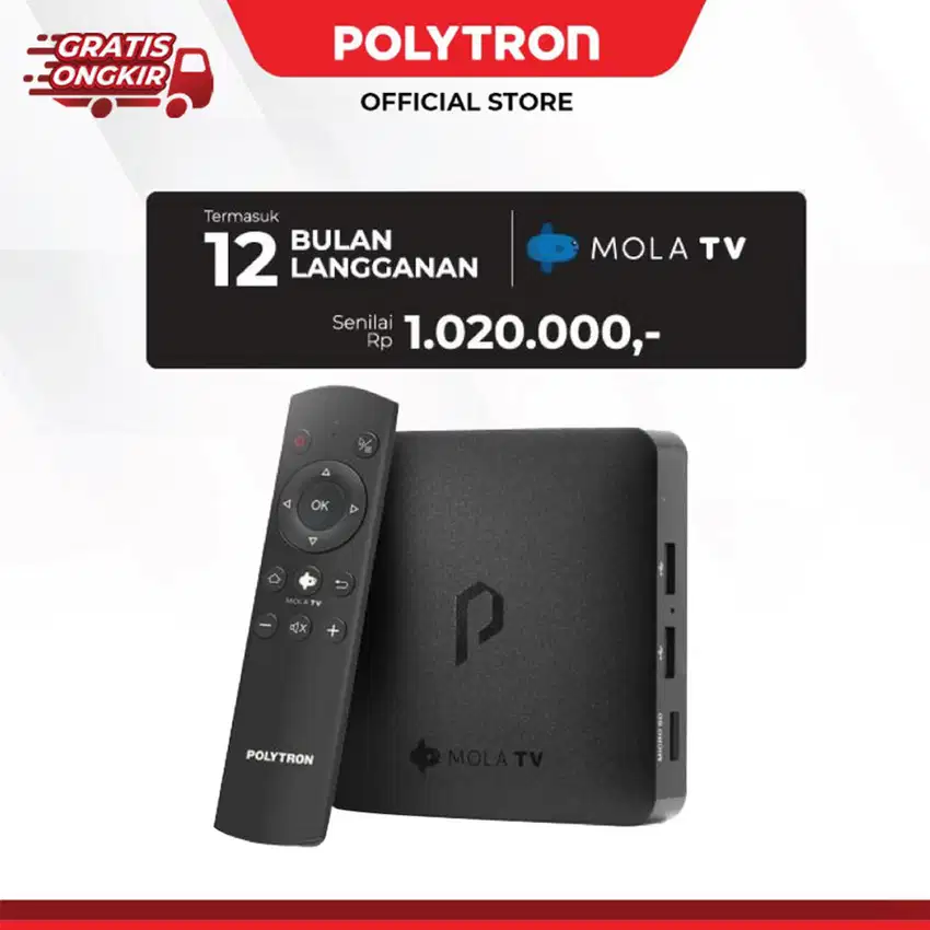 Smart  Box TV Device Exclusive MolaTV Polytron