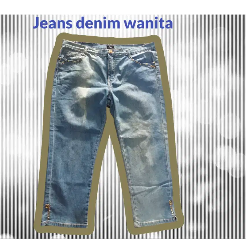 Soft denim stretch wanita