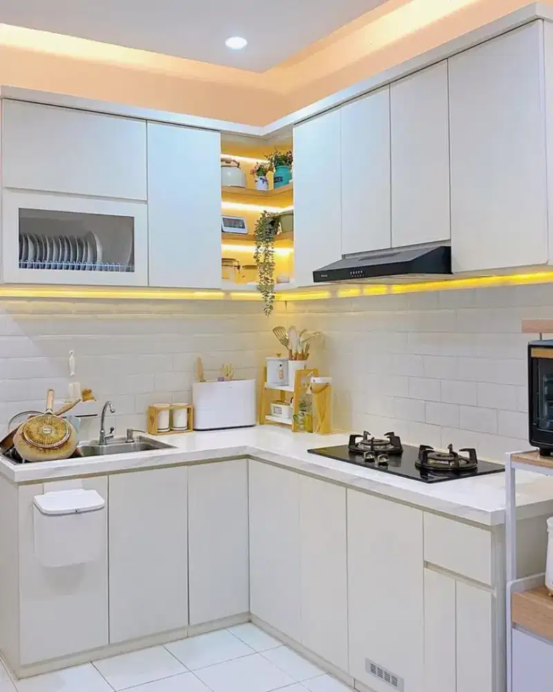 kitchenset, kamarset, living rom design custom