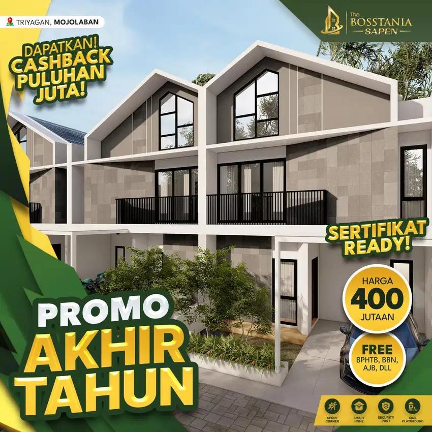 Rumah Baru di Solo, Fasilitas Lengkap Harga Termurah