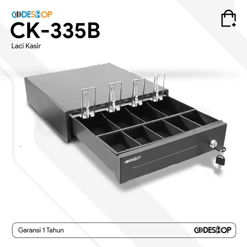 mesin cash register laci kasir cashdrawer codeshop CK-335B